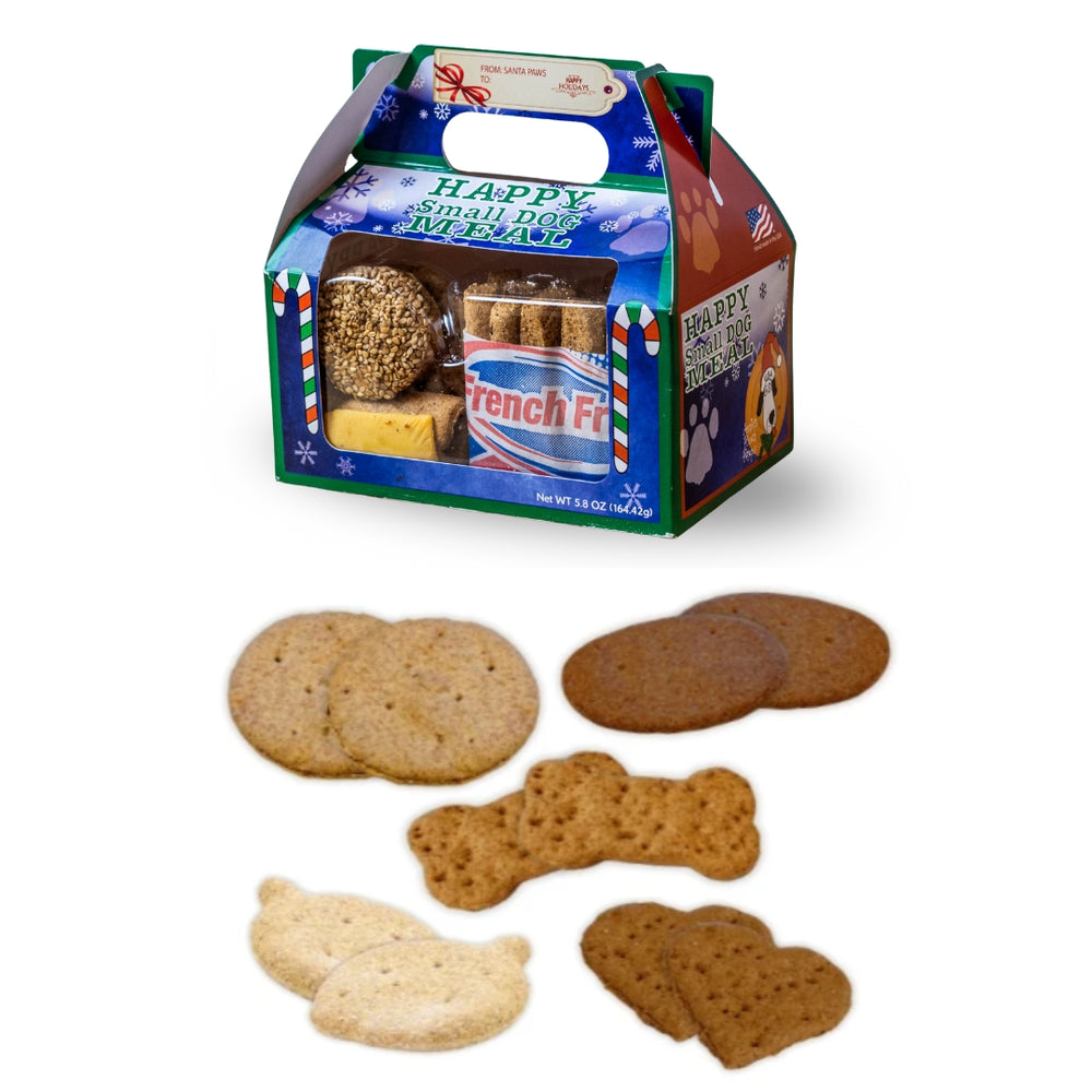 Holiday Happy Meal + Biscuit Sampler (Small Dog)