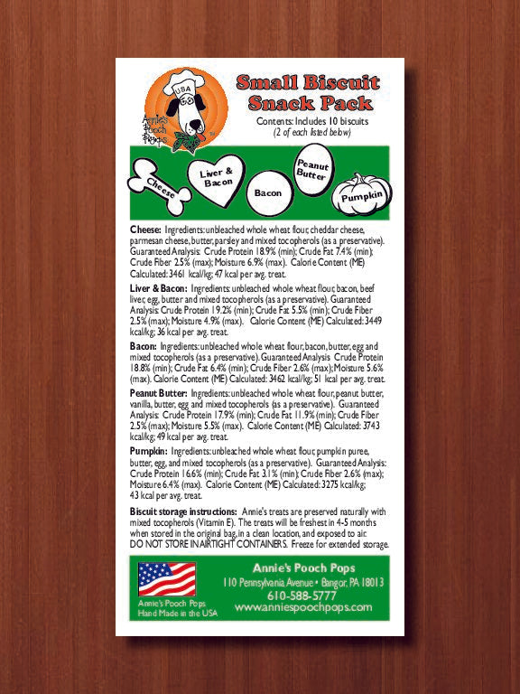 Small Biscuit Snack Pack (10 Biscuits)