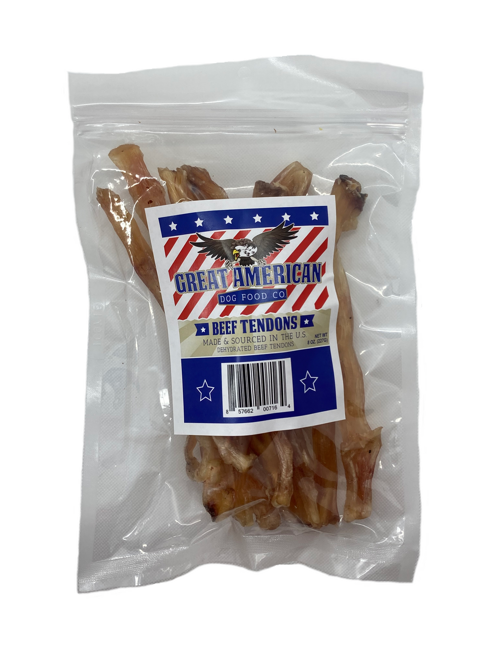 Beef Tendon Chews - 8oz